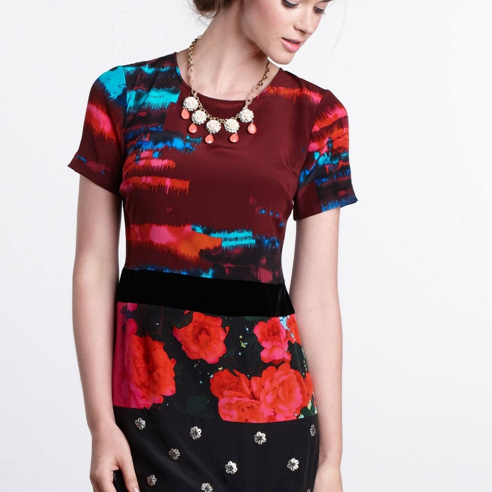 Anthro Tracy Reese Arrondissement Collage Shift